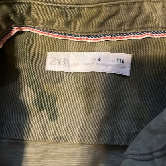 Zara Army button up - Picture 3 of 6
